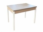 Стіл-трансформер Lunch Дуб сонома/Білий 2