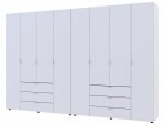 Шкаф Дорос Гелар белый 8 дверной 310 см 6