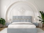 Кровать мягкая двуспальная Виорина деко Mirali / Мирали 1