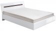 Кровать двуспальная ВМК-Украина LOZ/160 Амелия ДСП белое без вклада 2