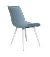 Стул M-45 голубой топаз + белый 2