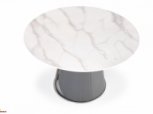 Стол Remigio белый мрамор/серый 3