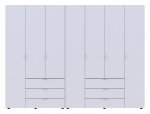 Шкаф Дорос Гелар белый 7 дверной 271,2 см 4