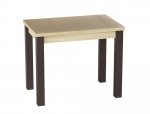 Стіл-трансформер Dinner Glass Дуб сонома/Венге ноги/Бежеве скло 2