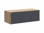 Антресоль Дорос Ронди графит 3-дверная 121 см 3