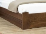 Ліжко дерев'яне низьке узніжжя Дрімка Геракл з підйомним механізмом та нішею для білизни Бук 3
