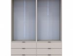 Шкаф Дорос Гелар кашемир 4-х дверной 155 см 0