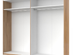 Шафа-купе із дзеркалом Міромарк Імперія 2 дверна білий 250 см 11