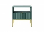 Тумба прикроватная Лабрадор/Золотые ножки S54 Nova 0