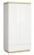 Шкаф SZF2D1S BRW Poland Erla 2 дверный белый 2