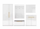 Модульная прихожая Миромарк Стелла Белый глянец 3