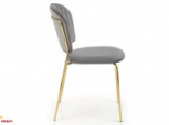 Стул K-499 серый/золотой 2
