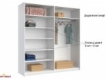 Шафа-купе 1.5 з дзеркалом Фемелі 5