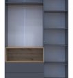 Шкаф для одежды с нишей Дорос Дейл 3-х дверная с 2-мя ящиками 150 см 4