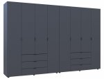 Шкаф Дорос Гелар графит 8 дверной 310 см 5