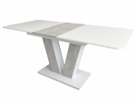 Стол-трансформер Vendi Белый бриллиант/Ателье светлый 3