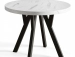 Стіл круглий нерозкладний Lite / Лайт MebliRoMax D900 ЛДСП 18 мм 2