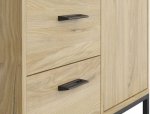 Шкаф SZF2D2S BRW Poland Ramla 2 дверный ясен белоруский 90 см 3