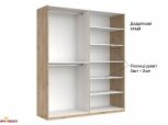 Шафа 4дв з дзеркалом Міромарк Тедді 4 дверний дуб артизан 180 см 11