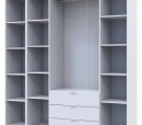 Шафа для одягу Дорос Гелар білий 4-х дверна з пеналом 215 см 0
