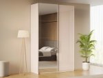 Шкаф-купе с зеркалом Миромарк Лилу 2 дверный кашемир 150 см 11