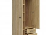  Шафа BRW Poland SZF2D2S Lara 2 дверна дуб 90 см 2