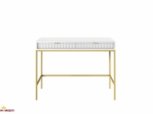 Стол туалетный Белый/Золотые ножки T104 Nova 2