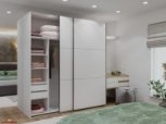 Шкаф-купе Дорос G-Caiser белый/белый 2 дверный 200 см 2