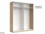 Шафа 4дв з дзеркалом Міромарк Тедді 4 дверний дуб артизан 180 см 0