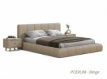 Ліжко м'яке двоспальне Віоріна Деко Подіум 26