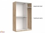 Шкаф 3дв с зеркалом Миромарк Тедди 3 дверный дуб артизан 135 см 5