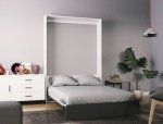 Кровать двуспальная шкаф трансформер Art in Head Mitra / Митра 140 см 11