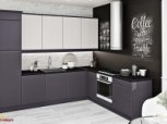 Модульна кухня Хай-тек матова галактика 14