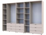 Шафа для одягу Дорос Гелар кашемір 6 дверна з пеналом 292,4 см 3
