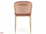 Стул K-499 розовый/золотой 4