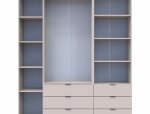 Шкаф для одежды Дорос Гелар кашемир 3-х дверный с пеналом 176,2 см 2