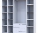 Шафа для одягу Дорос Гелар білий 4-х дверна/Дзеркало 194 см 3
