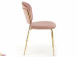 Стул K-499 розовый/золотой 2