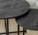 Столик Модерн S вугільний камінь 4