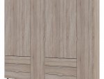 Шкаф Дорос Гелар дуб сонома 6 дверной 232,5 см 6
