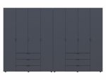 Шкаф Дорос Гелар графит 8 дверной 310 см 4