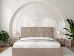 Кровать мягкая двуспальная Виорина деко Mirali / Мирали 7