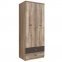 Шкаф SZF2D2S BRW Poland Malcolm 2 дверный дуб каньйон 3