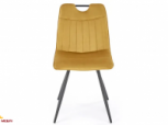 Стул K-521 горчичный/черный 0