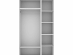 Шкаф распашной комбинированный трёхдверный Art In Head №12 Light, ширина 120 см 6