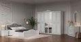 Модульная спальня Luiza/Луиза Миромарк Белый глянец 0
