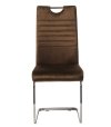 Стул S-120 коричневый велюр 4