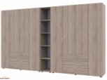 Шафа Дорос Гелар восьмидверна з етажеркою Дуб Сонома 349 см 4