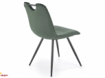 Стул K-521 темно-зеленый/черный 3