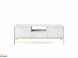 Тумба под ТВ Nova/Нова RTV154 Белый золотые ножки Perfect Home Ширина 154 см 3